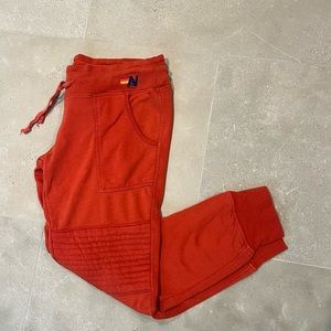 Aviator Nation Moto Sweatpants- Red